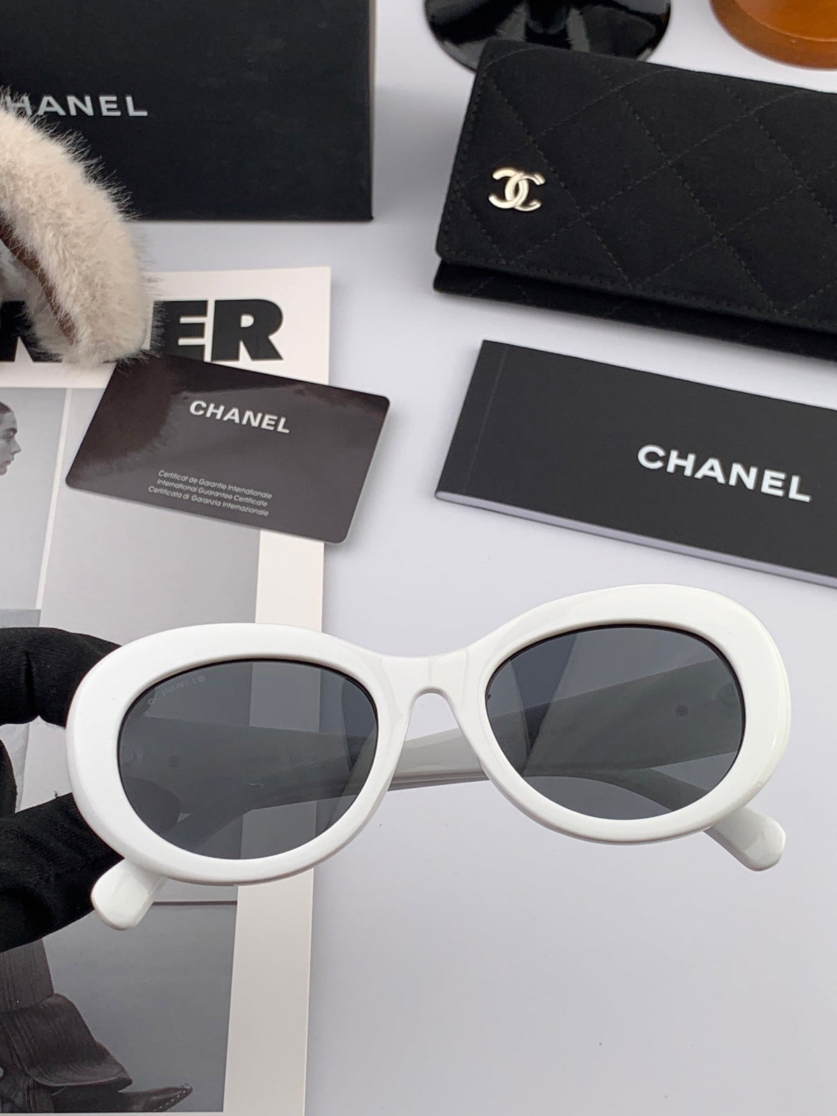 CHANEL CAT EYE SUNGLASSES CH0602 IN ACETATE