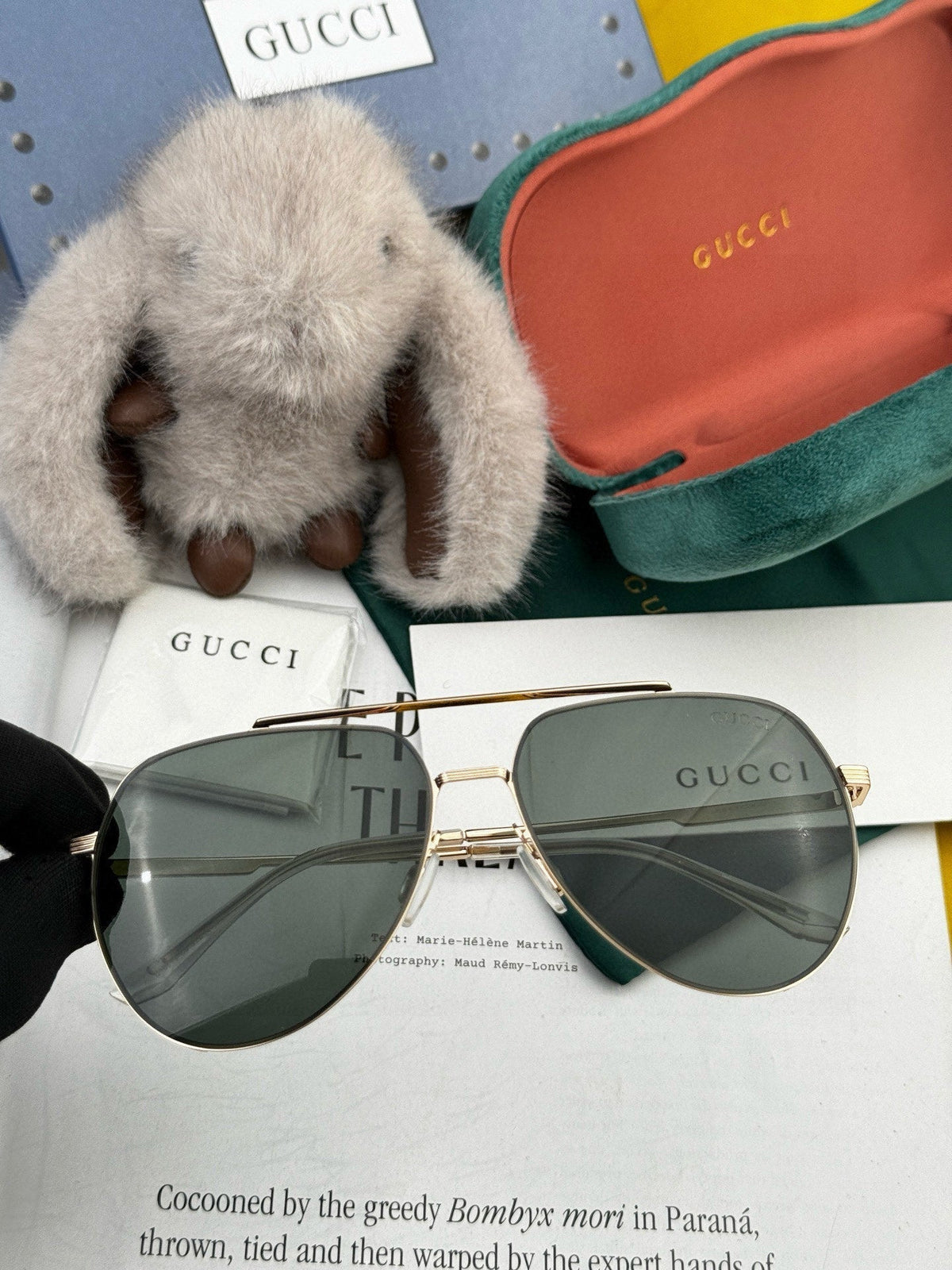 AVIATOR FRAME SUNGLASSES 575760 IN METAL