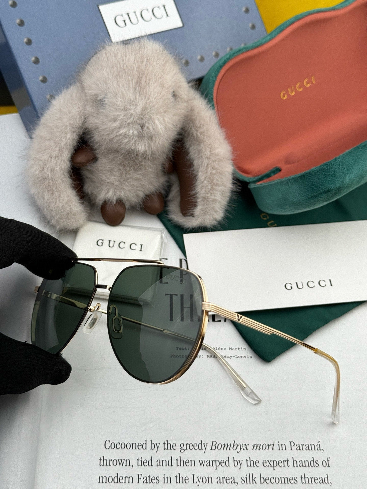 AVIATOR FRAME SUNGLASSES 575760 IN METAL