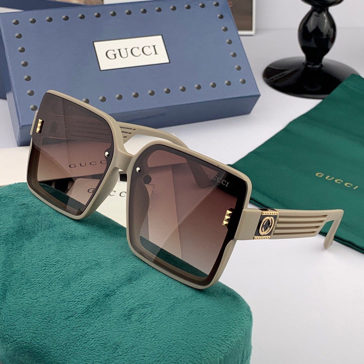 GEOMETRIC FRAME SUNGLASSES G2519 IN ACETATE