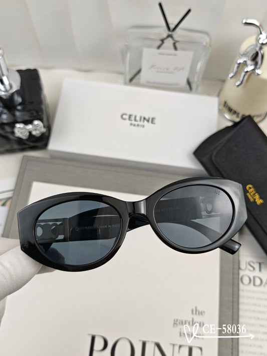 CELINE TRIOMPHE SUNGLASSES 58036 IN ACETATE