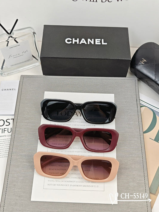 CHANEL RECTANGULAR SUNGLASSES 55149 IN ACETATE