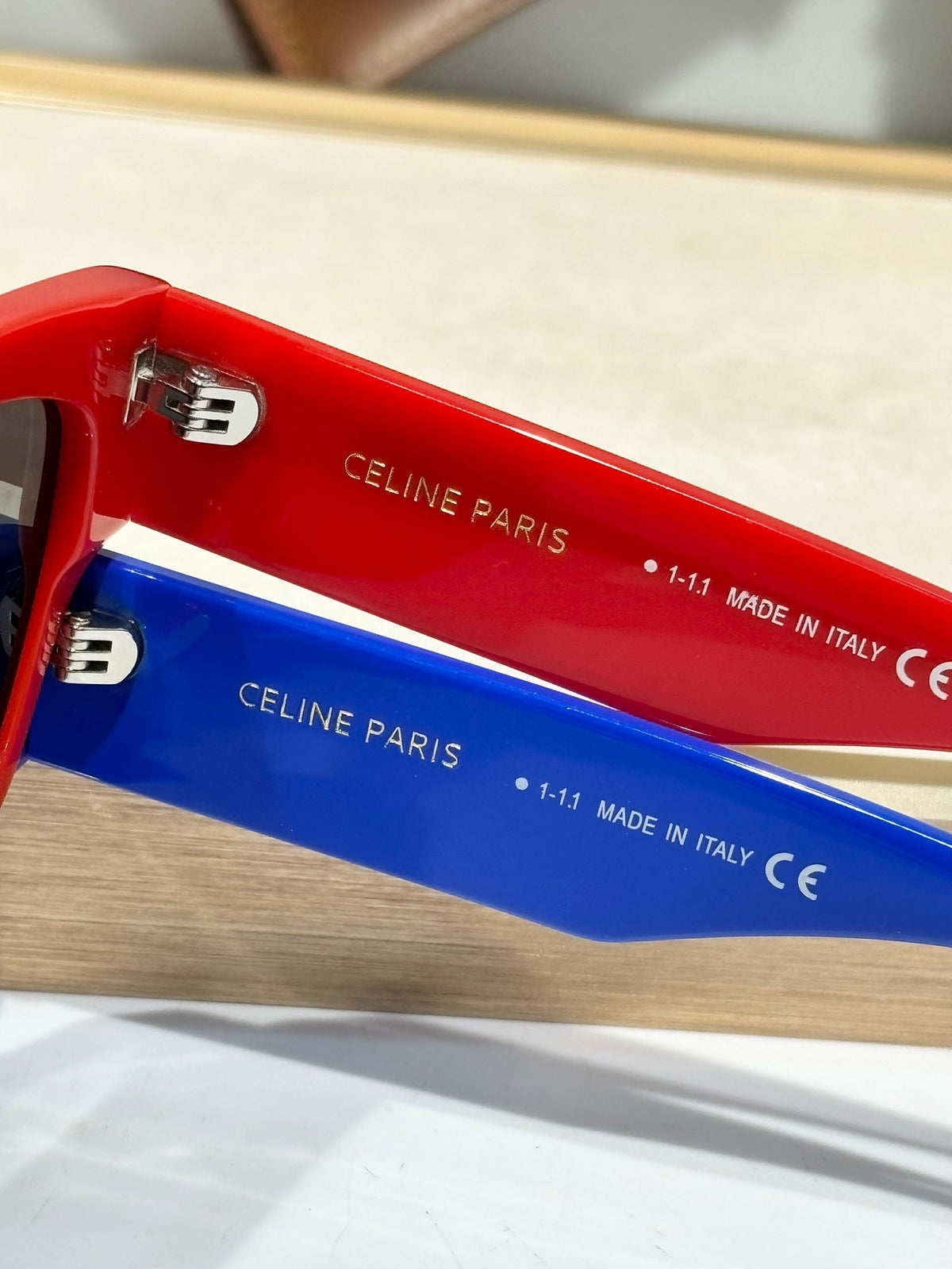 CELINE TRIOMPHE SUNGLASS CL40197 IN PINK ACETATE