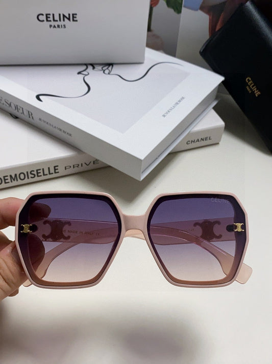 CELINE TRIOMPHE SUNGLASSES 552769 IN PINK ACETATE