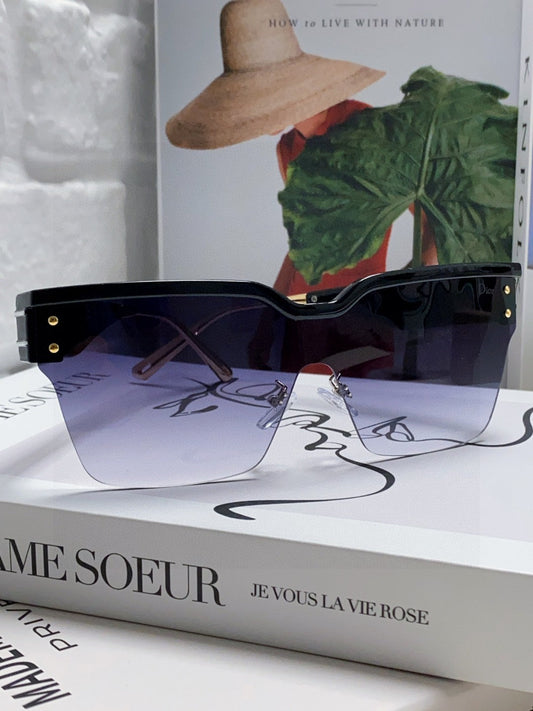 DIOR OBLIQUE SUNGLASS 571601 IN BLACK METAL