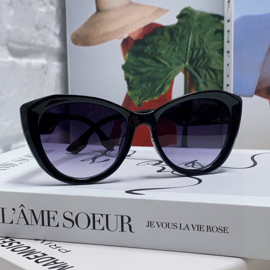 GLIMPSE SUNGLASSES 576816 IN BLACK ACETATE