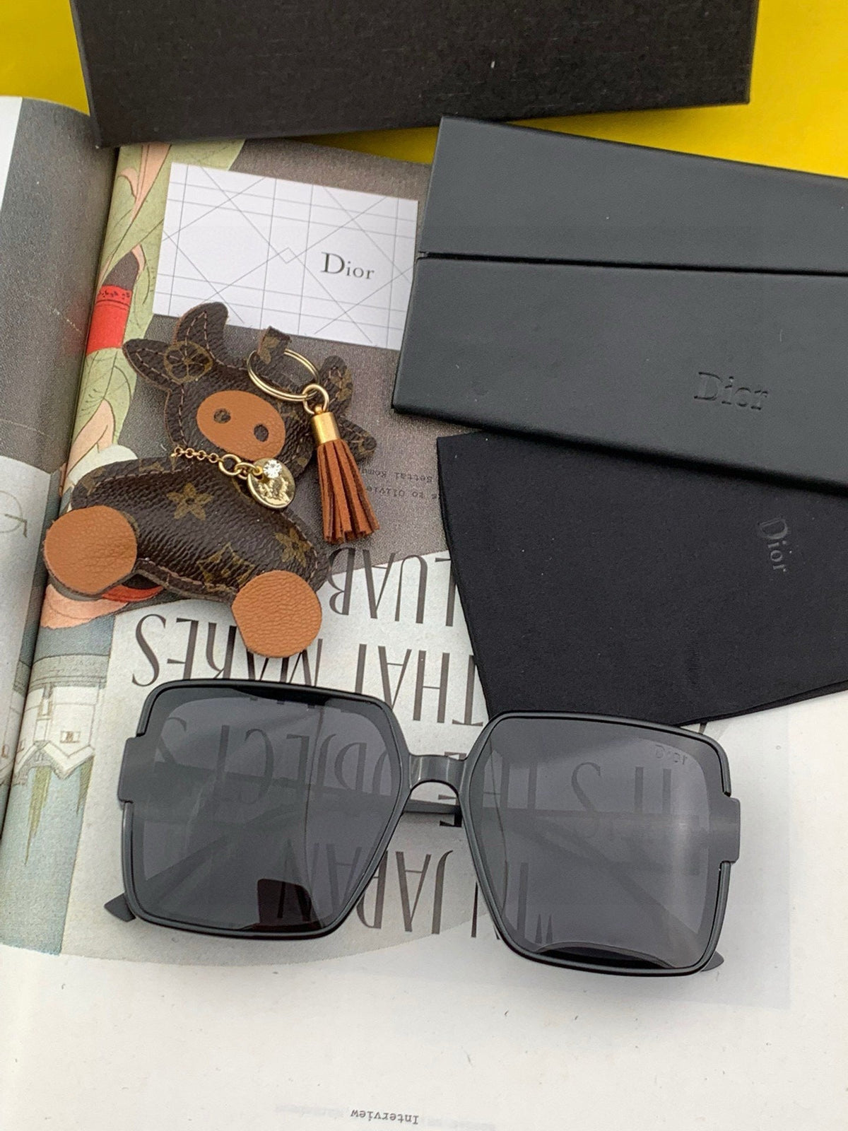 DIOR MONTAIGNE SUNGLASS D5541 IN METAL