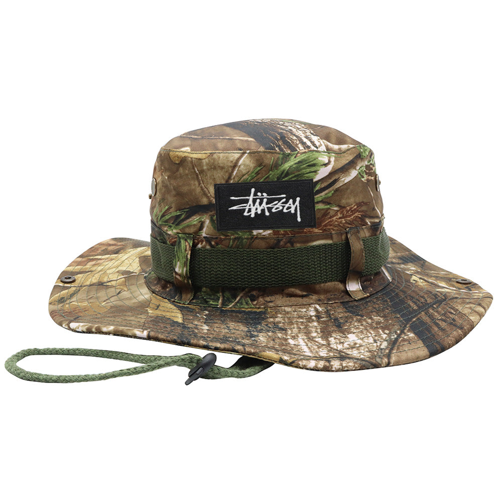 Stussy Hat Men's and Women's Summer Breathable Sun Hat Outdoor