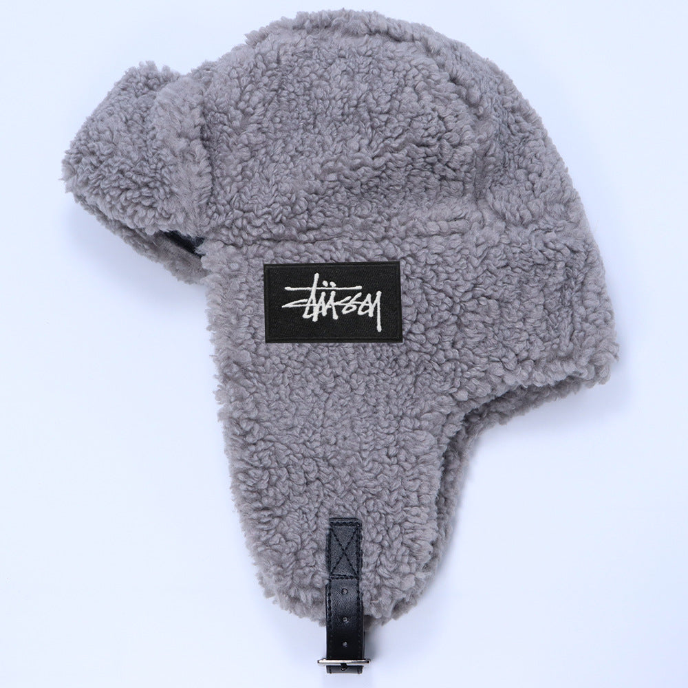 Stussy Hat Warm Lei Feng Hat Winter Hat Couple Cycling Mountaineering Outdoor Hat