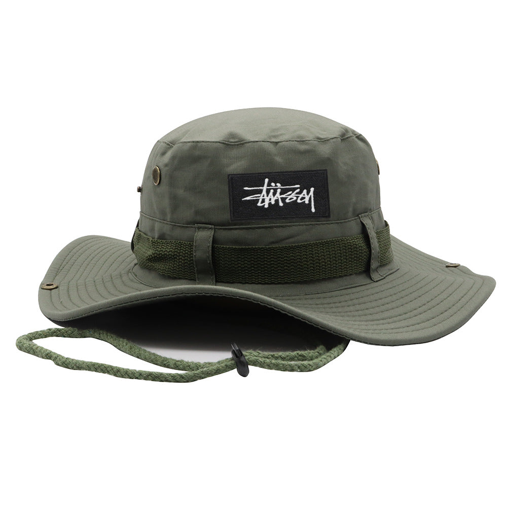 Stussy Hat Men's and Women's Summer Breathable Sun Hat Outdoor