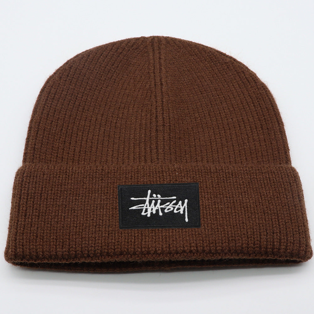 Stussy Hat Knitted Hat Skateboard Sports Wool Warm Hat