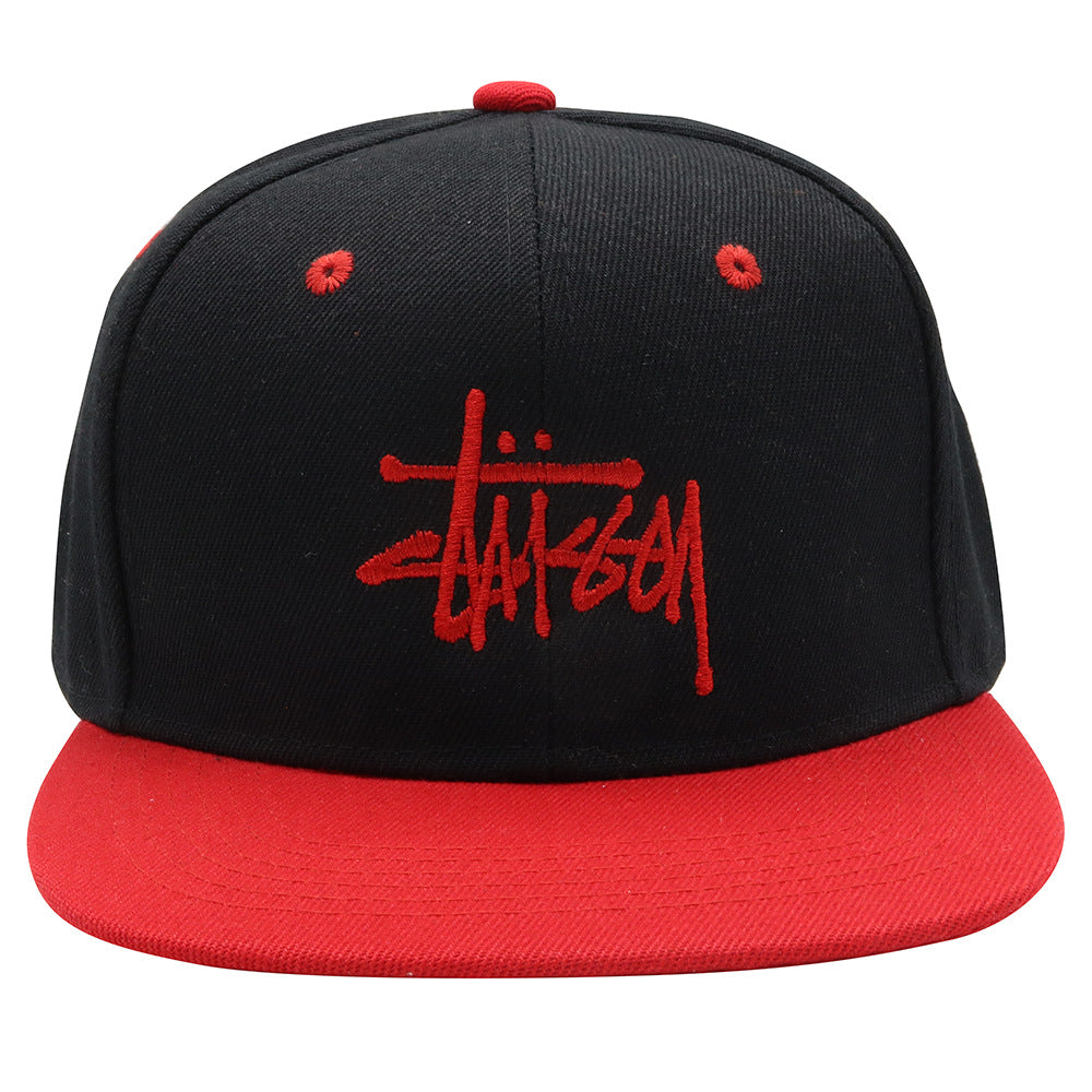 Stussy Hat Embroidery Color Matching Street Hip Hat Sun Hat