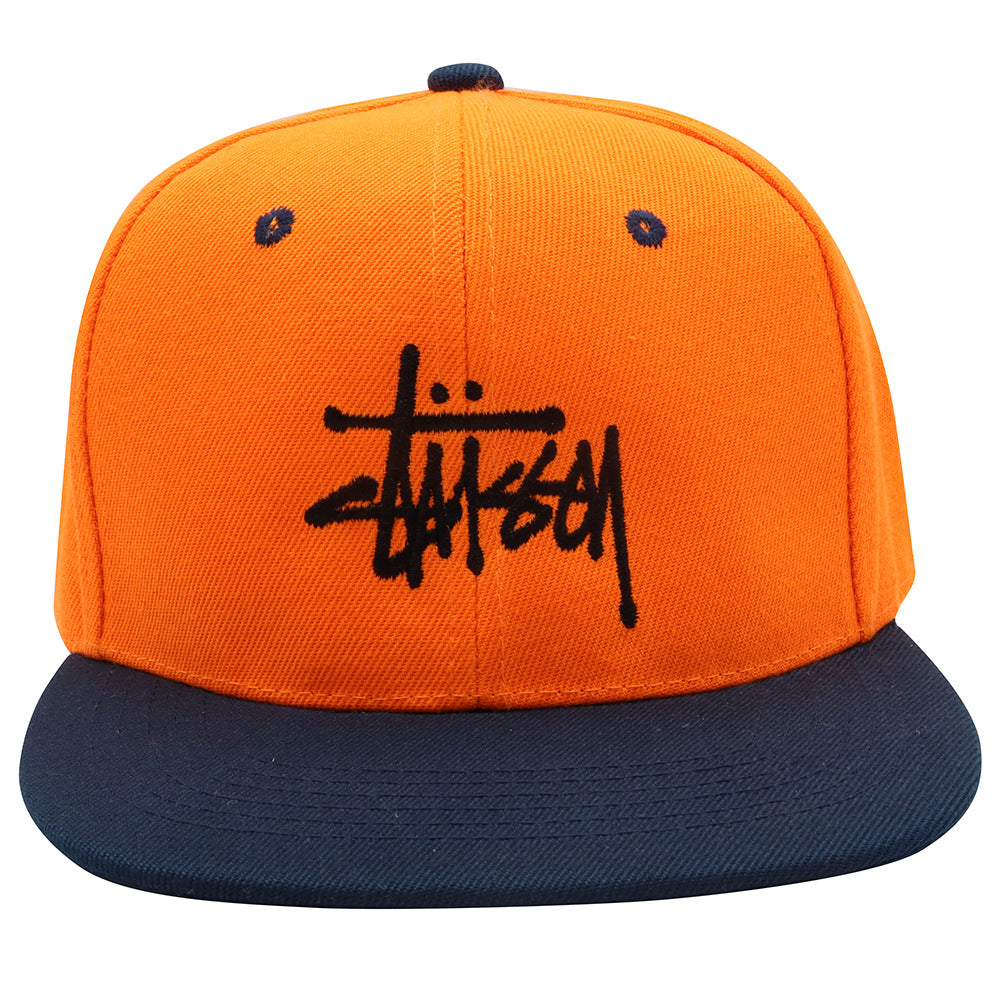 Stussy Hat Embroidery Color Matching Street Hip Hat Sun Hat