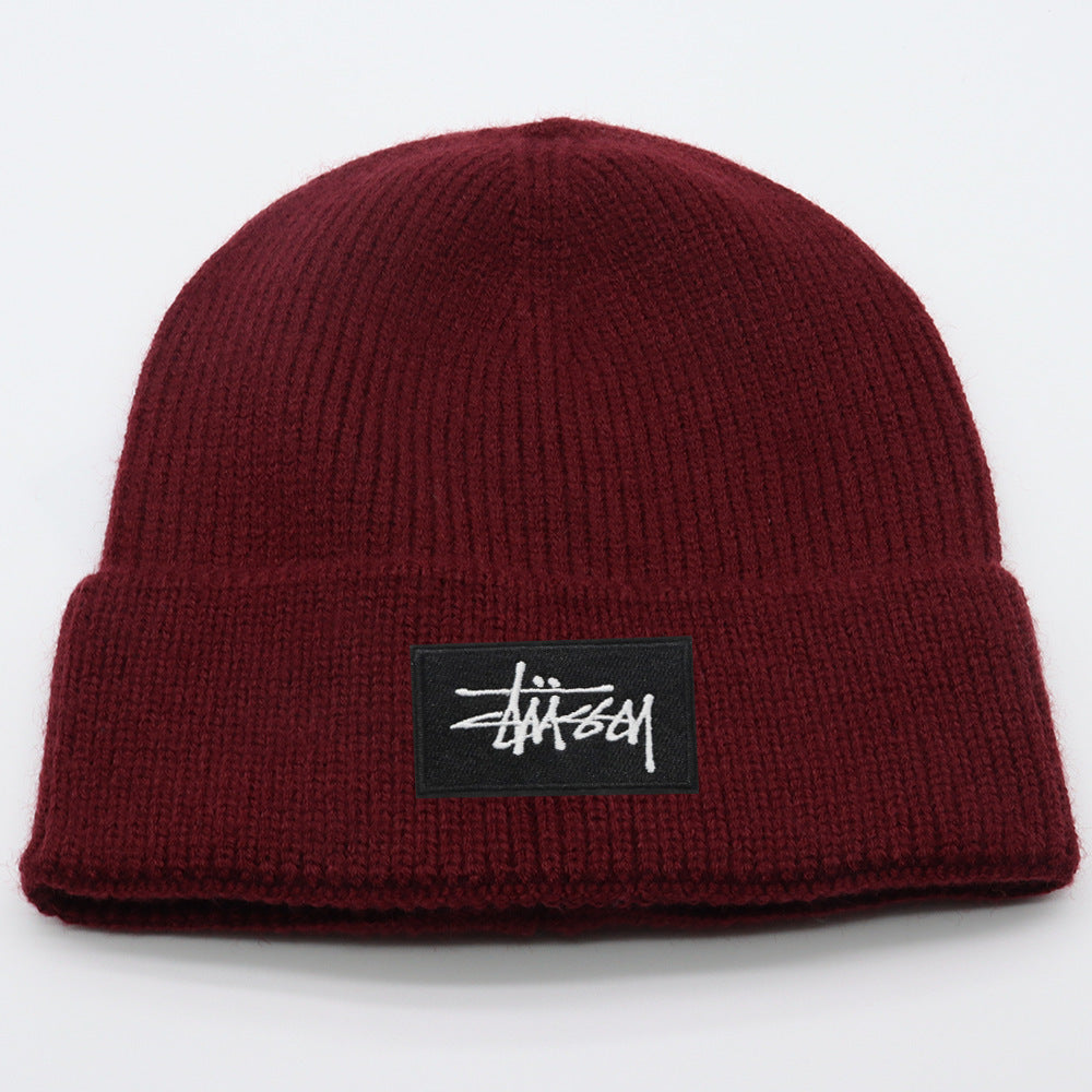 Stussy Hat Knitted Hat Skateboard Sports Wool Warm Hat