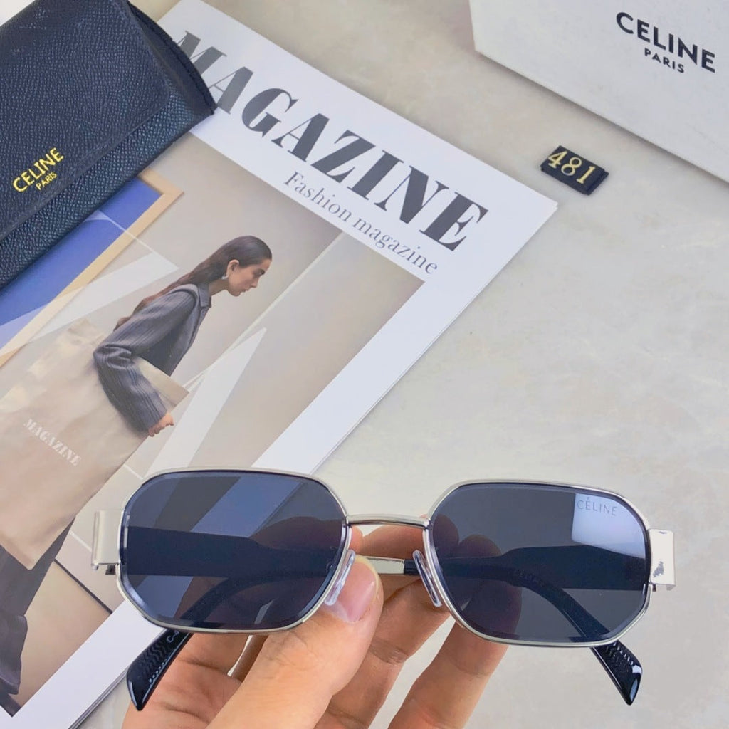 CELINE TRIOMPHE SUNGLASS 501780 IN METAL