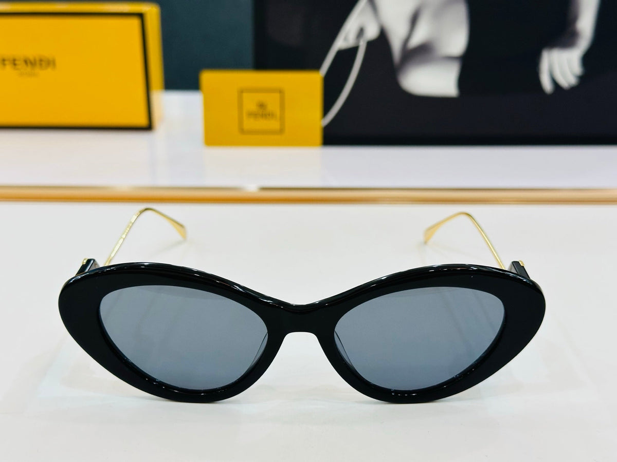 FF DIAMONDS CAT-EYE FRAME SUNGLASSES E3019 IN ACETATE