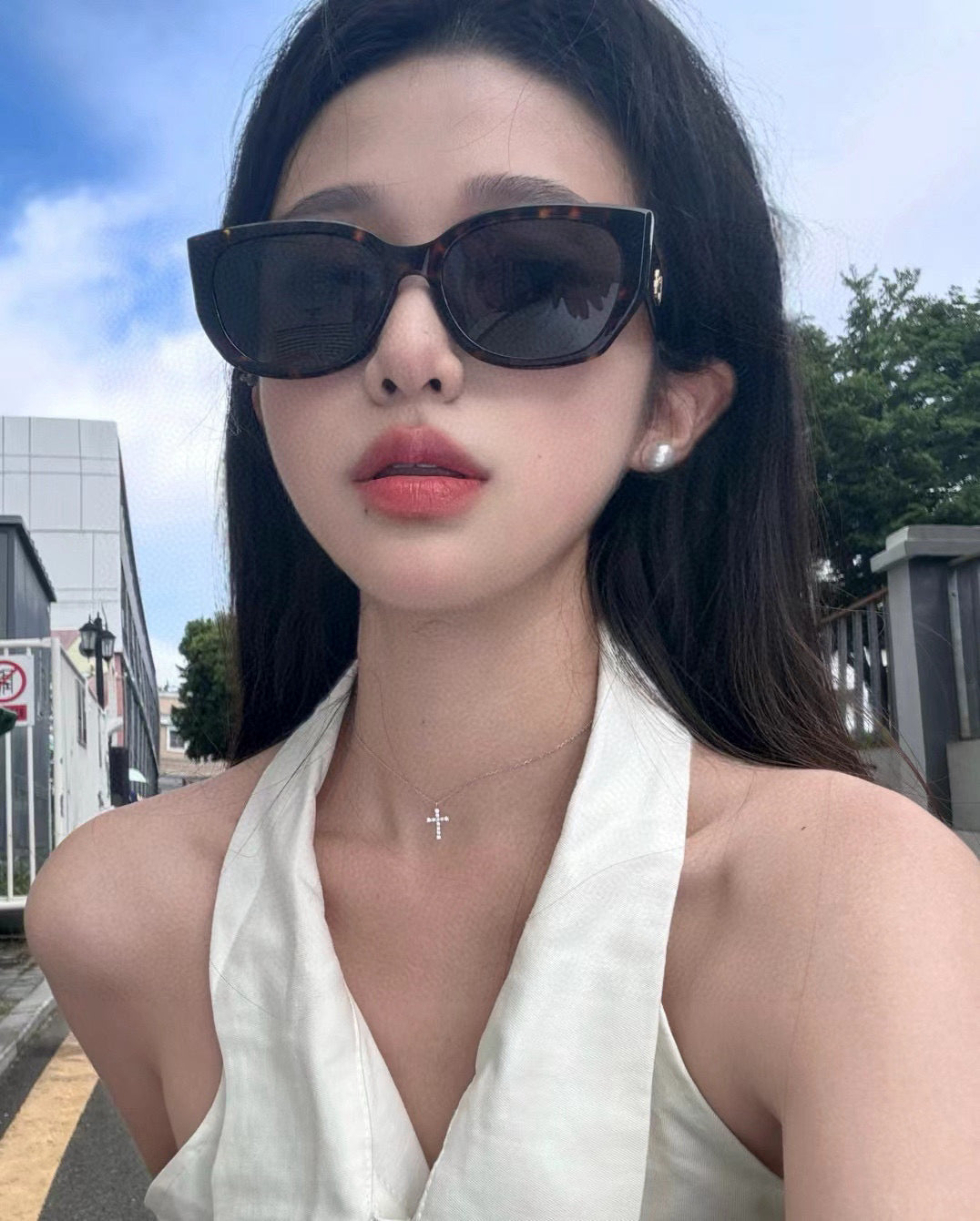 BUTTERFLY FRAME SUNGLASSES G9317 IN ACETATE