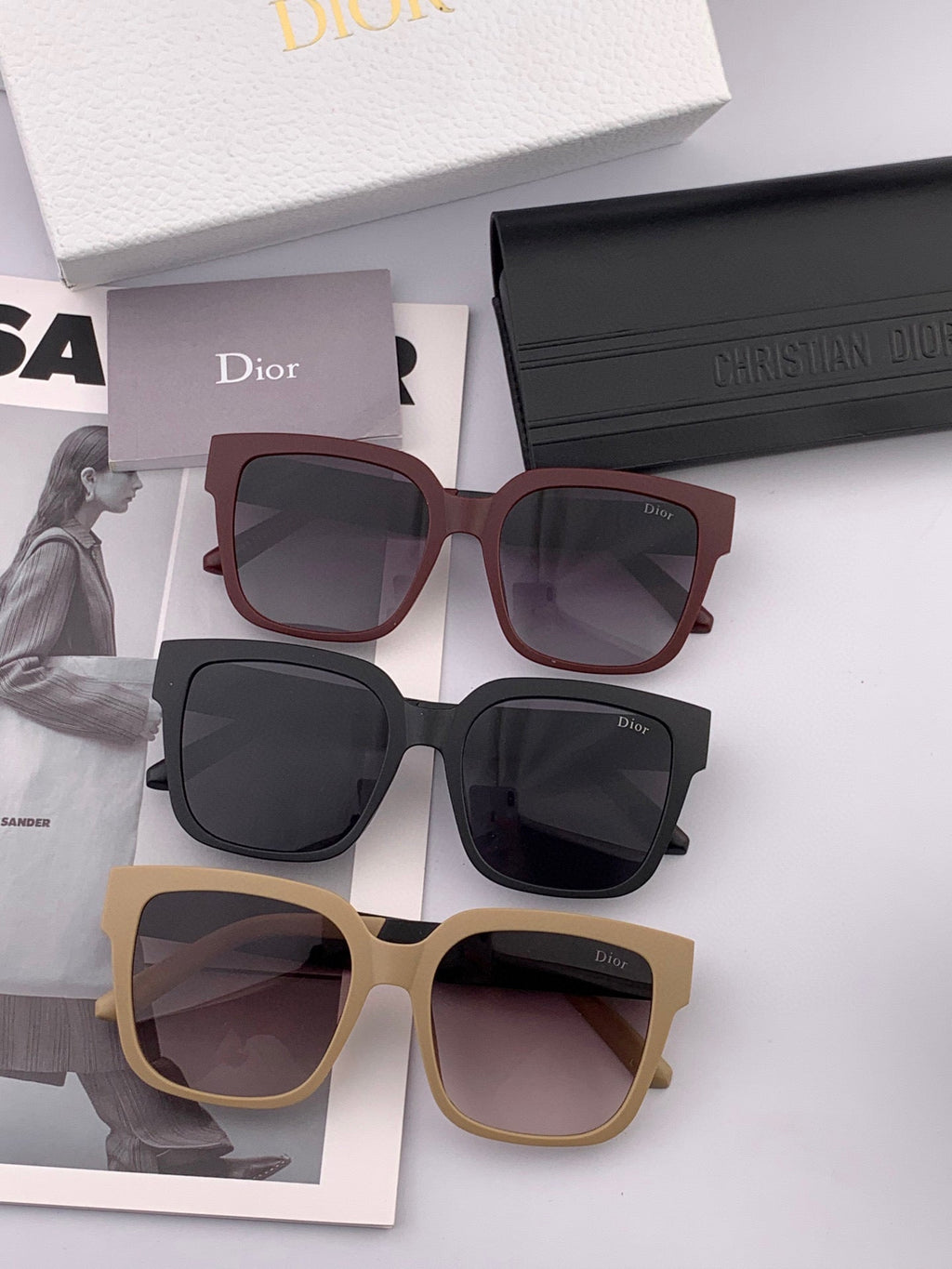 DIOR MONTAIGNE SUNGLASS D8304 IN ACETATE