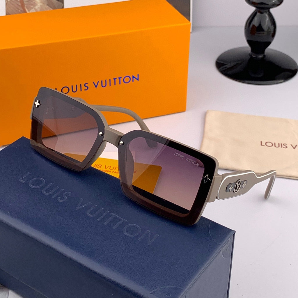 LOUIS VUITTON RECTANGLE SUNGLASSES L6771 IN ACETATE