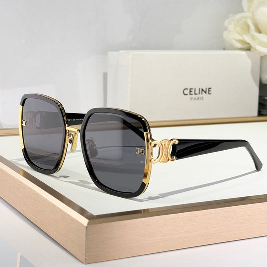 CELINE TRIOMPHE SUNGLASSES CL40250 IN METAL