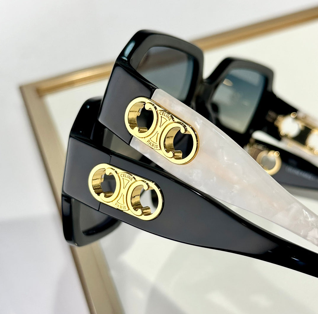 CELINE TRIOMPHE SUNGLASS CL40251U IN ACETATE