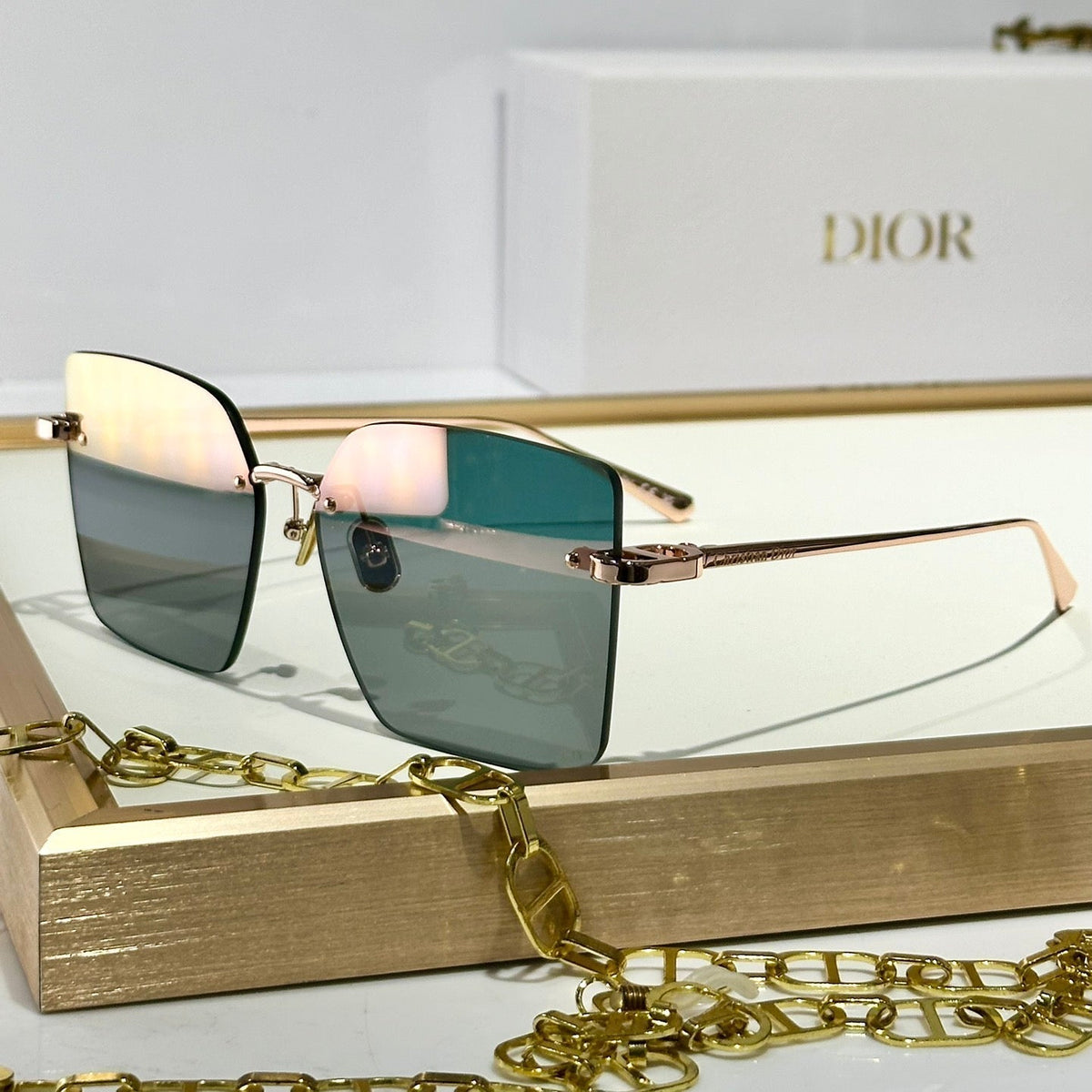 DIOR MONTAIGNE SUNGLASS C S3U IN METAL