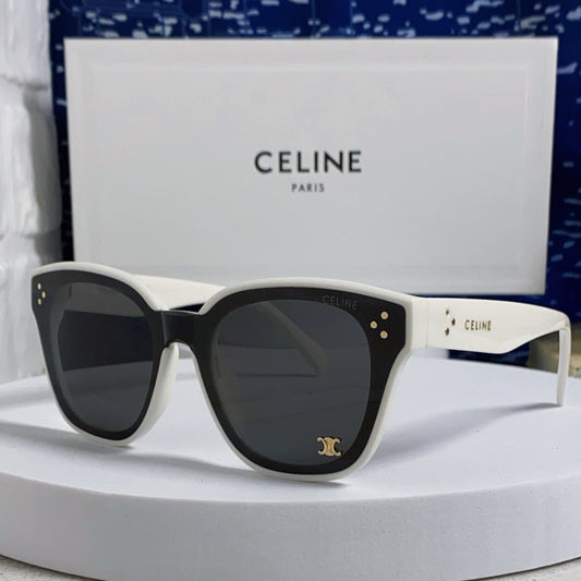CELINE SQUARE SUNGLASS 575842 IN WHITE ACETATE